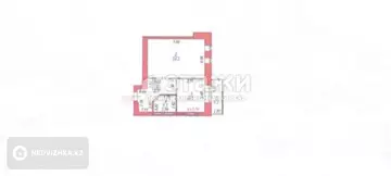 46.9 м², 1-комнатная квартира, этаж 9 из 9, 47 м², изображение - 14