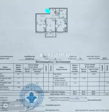 63 м², 2-комнатная квартира, этаж 8 из 14, 63 м², изображение - 18