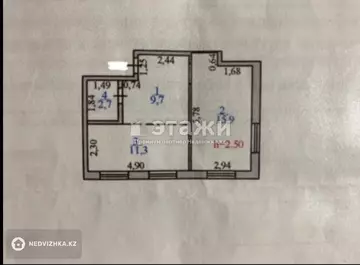 40 м², 2-комнатная квартира, этаж 1 из 5, 40 м², изображение - 4