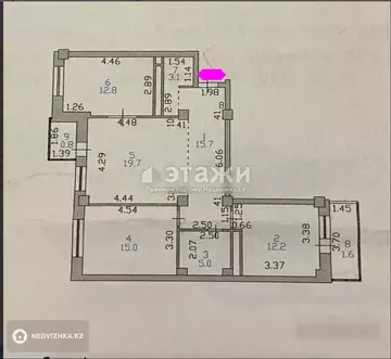 86 м², 3-комнатная квартира, этаж 8 из 12, 86 м², изображение - 6