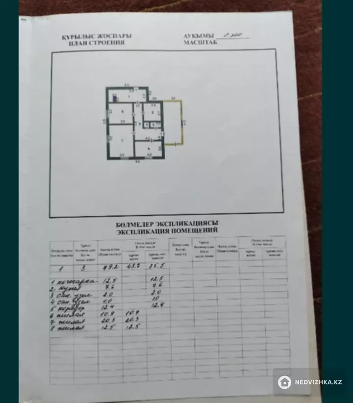80 м², 3-комнатный дом, 60 соток, 80 м², изображение - 1