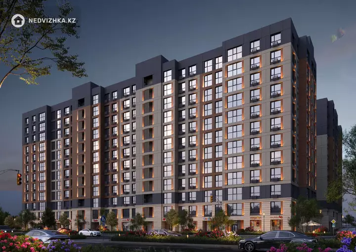 60 м², 2-комнатная квартира, этаж 4 из 12, 60 м², изображение - 1