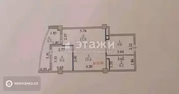 56 м², 2-комнатная квартира, этаж 5 из 19, 56 м², изображение - 6