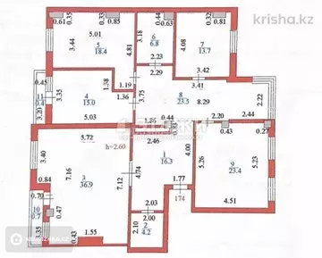 160 м², 4-комнатная квартира, этаж 7 из 10, 160 м², изображение - 21