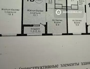 1-комнатная квартира, этаж 5 из 9, 34 м²