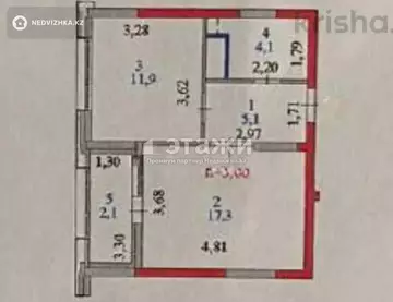 40.5 м², 2-комнатная квартира, этаж 9 из 16, 40 м², изображение - 18