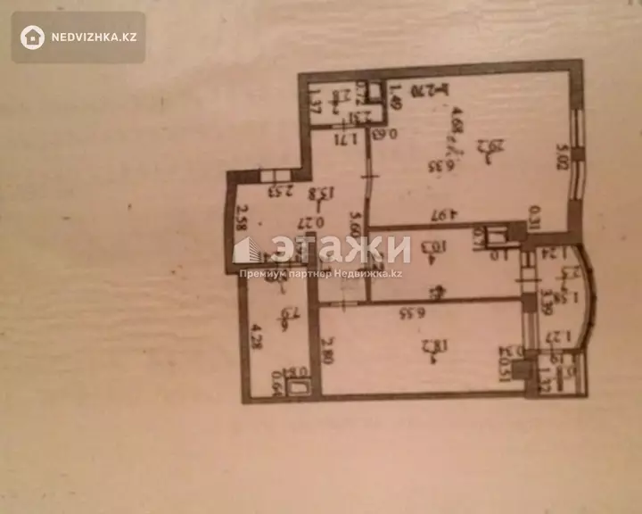 87.5 м², 2-комнатная квартира, этаж 6 из 17, 88 м², изображение - 1