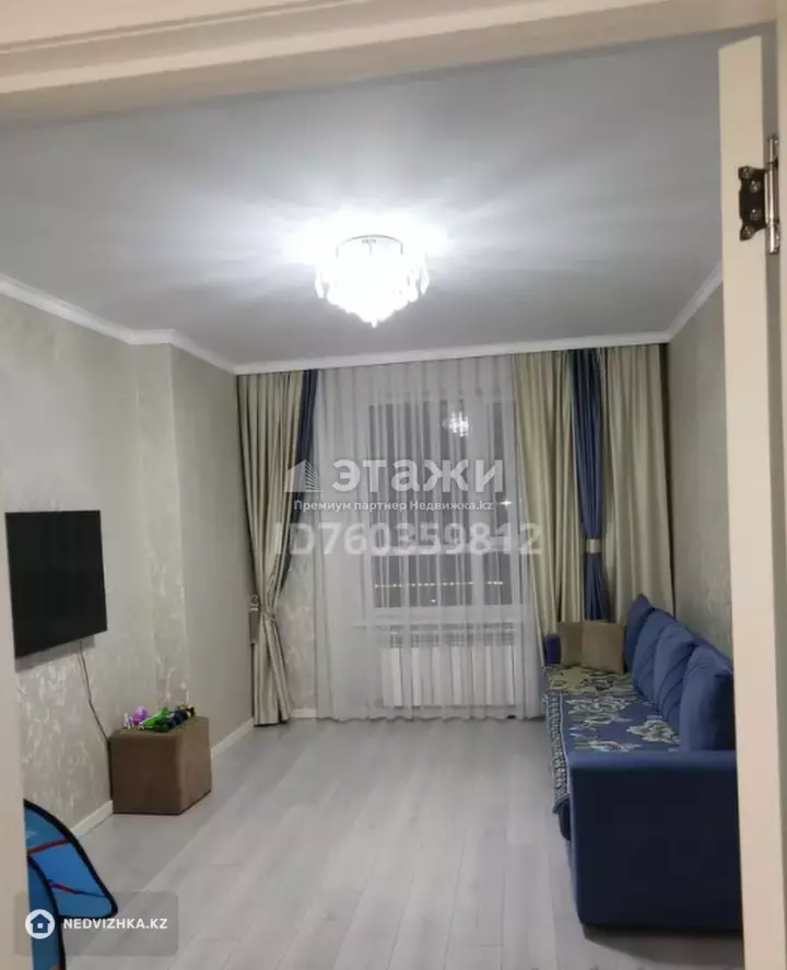 62 м², 2-комнатная квартира, этаж 13 из 18, 62 м², изображение - 1