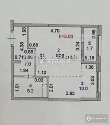 42.8 м², 1-комнатная квартира, этаж 2 из 6, 43 м², изображение - 12