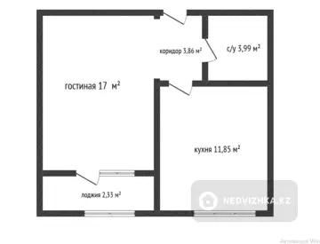 37.78 м², 1-комнатная квартира, этаж 10 из 12, 38 м², изображение - 15