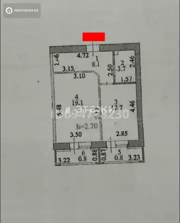 45 м², 1-комнатная квартира, этаж 4 из 7, 45 м², изображение - 9
