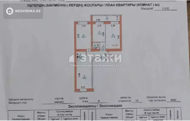 90 м², 3-комнатная квартира, этаж 5 из 12, 90 м², изображение - 1