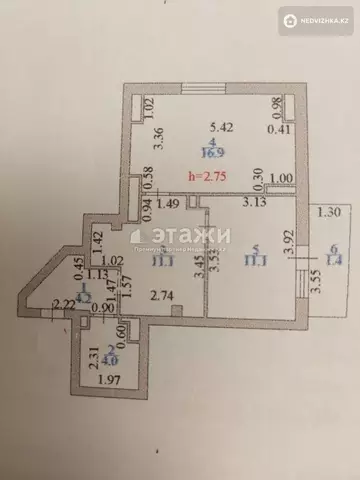 51 м², 2-комнатная квартира, этаж 12 из 25, 51 м², изображение - 9
