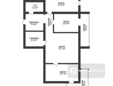 109.6 м², 3-комнатная квартира, этаж 3 из 5, 110 м², изображение - 8