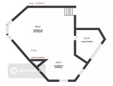 550 м², 8-комнатный дом, 11 соток, 550 м², изображение - 55