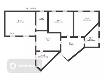 550 м², 8-комнатный дом, 11 соток, 550 м², изображение - 56