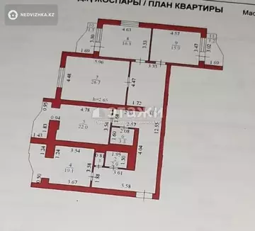 151 м², 4-комнатная квартира, этаж 8 из 9, 151 м², изображение - 8
