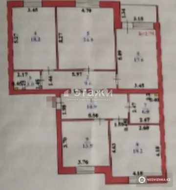 126 м², 4-комнатная квартира, этаж 5 из 5, 126 м², изображение - 9