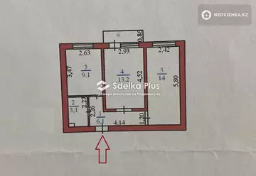 4602 м², 2-комнатная квартира, этаж 8 из 10, 4 602 м², изображение - 6