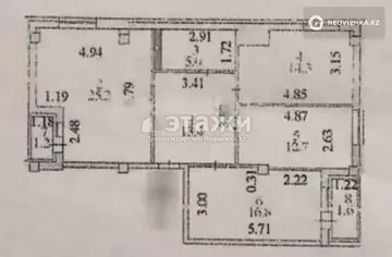90 м², 3-комнатная квартира, этаж 14 из 16, 90 м², изображение - 6