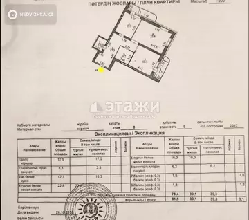 81.5 м², 2-комнатная квартира, этаж 8 из 9, 82 м², изображение - 31