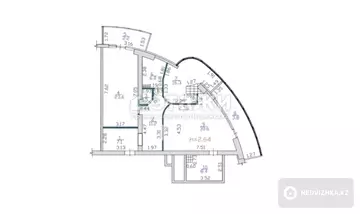 103 м², 2-комнатная квартира, этаж 7 из 20, 103 м², изображение - 9