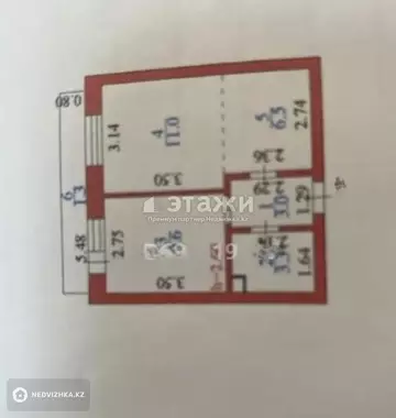 34.7 м², 1-комнатная квартира, этаж 1 из 9, 35 м², изображение - 13