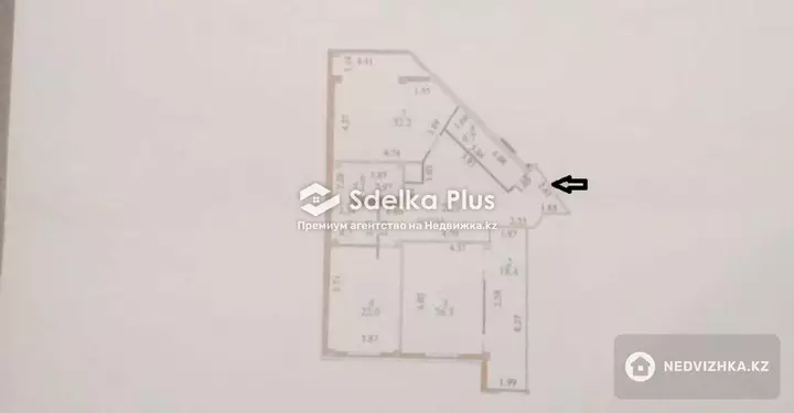 145 м², 3-комнатная квартира, этаж 8 из 9, 145 м², изображение - 1