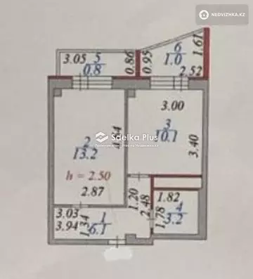 34.4 м², 1-комнатная квартира, этаж 9 из 10, 34 м², изображение - 1