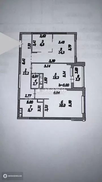 73 м², 3-комнатная квартира, этаж 3 из 9, 73 м², изображение - 16