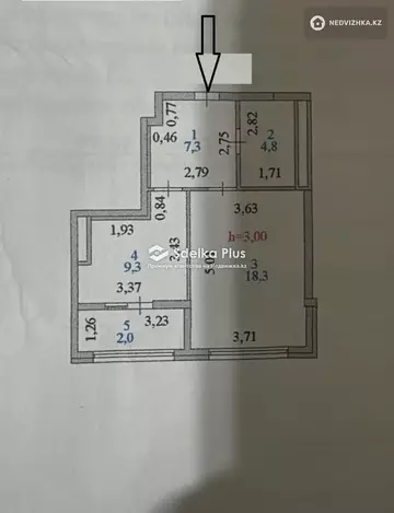 42 м², 2-комнатная квартира, этаж 3 из 12, 42 м², изображение - 4