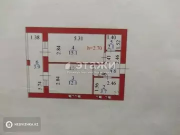 41.5 м², 1-комнатная квартира, этаж 6 из 12, 42 м², изображение - 4