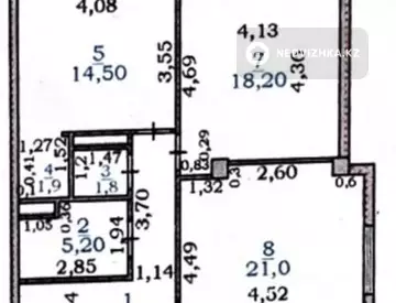 84 м², 2-комнатная квартира, этаж 3 из 9, 84 м², изображение - 6