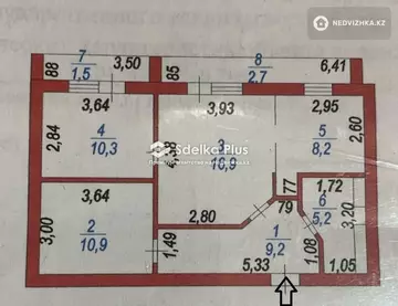 2-комнатная квартира, этаж 5 из 12, 60 м²