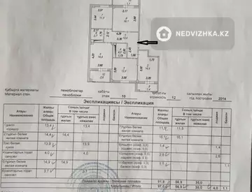 4-комнатная квартира, этаж 10 из 12, 97 м²