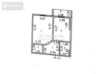 47 м², 1-комнатная квартира, этаж 7 из 12, 47 м², изображение - 9