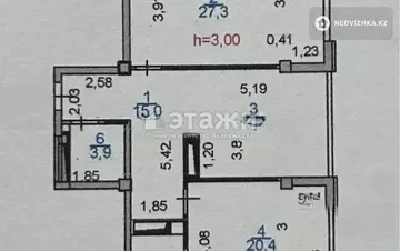 90 м², 2-комнатная квартира, этаж 8 из 17, 90 м², изображение - 10