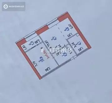 1-комнатная квартира, этаж 3 из 9, 36 м²