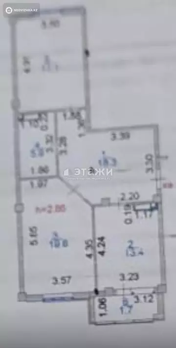 76 м², 2-комнатная квартира, этаж 6 из 14, 76 м², изображение - 17