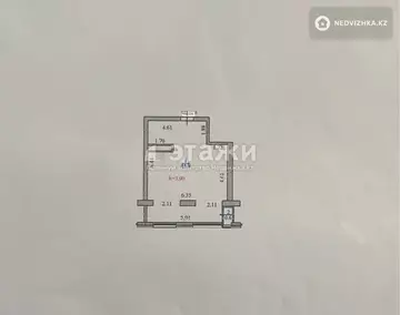 2-комнатная квартира, этаж 16 из 20, 46 м²