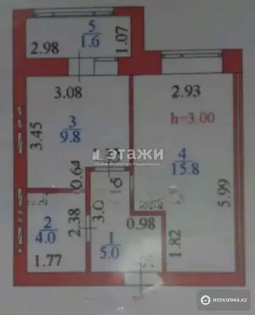 36 м², 1-комнатная квартира, этаж 9 из 10, 36 м², изображение - 8