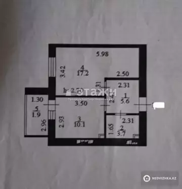 38.5 м², 1-комнатная квартира, этаж 5 из 12, 38 м², изображение - 11