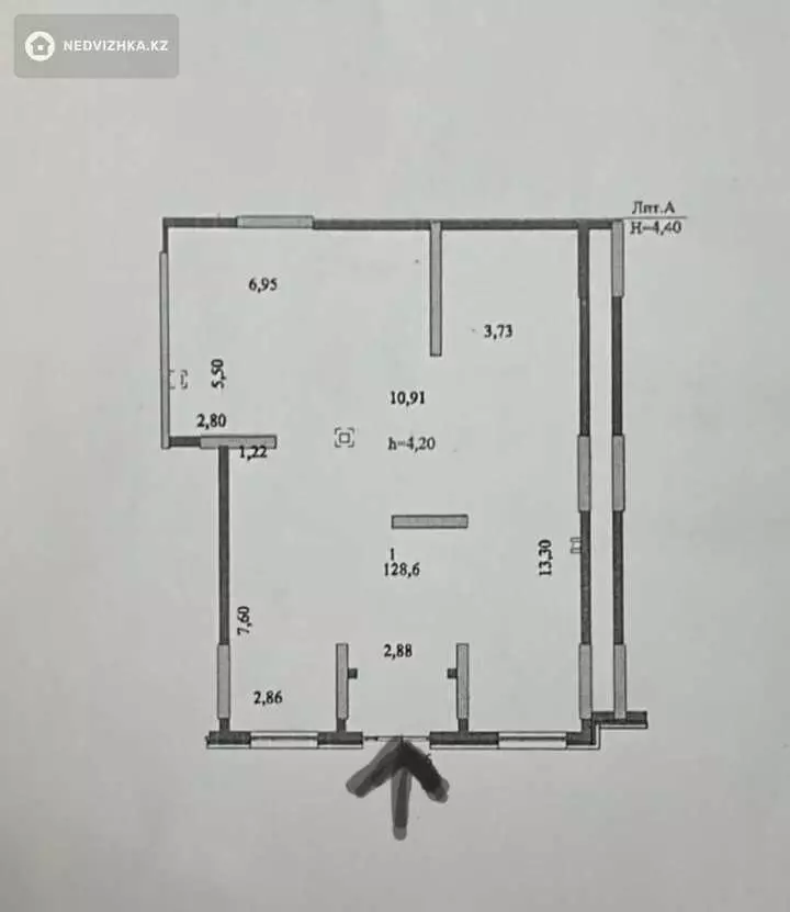 130 м², Помещение, этаж 1 из 1, 130 м², на длительный срок, изображение - 1