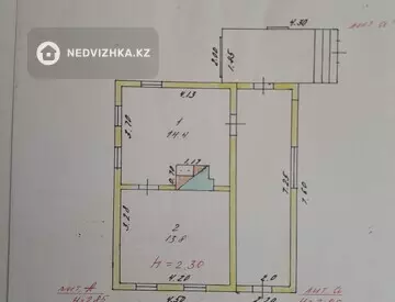 51 м², 2-комнатный дом, 29 соток, 51 м², изображение - 6