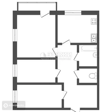 97 м², 3-комнатная квартира, этаж 5 из 9, 97 м², изображение - 17