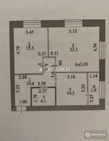 65 м², 2-комнатная квартира, этаж 10 из 12, 65 м², изображение - 9