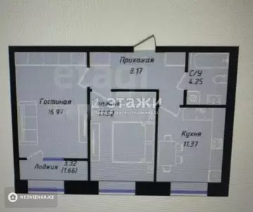 56 м², 2-комнатная квартира, этаж 8 из 9, 56 м², изображение - 8