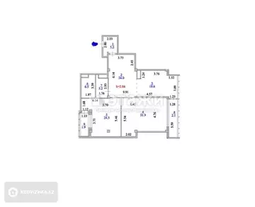120.9 м², 3-комнатная квартира, этаж 6 из 20, 121 м², изображение - 44