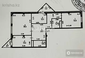 110 м², 3-комнатная квартира, этаж 2 из 14, 110 м², изображение - 19