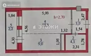 35 м², 1-комнатная квартира, этаж 9 из 14, 35 м², изображение - 4